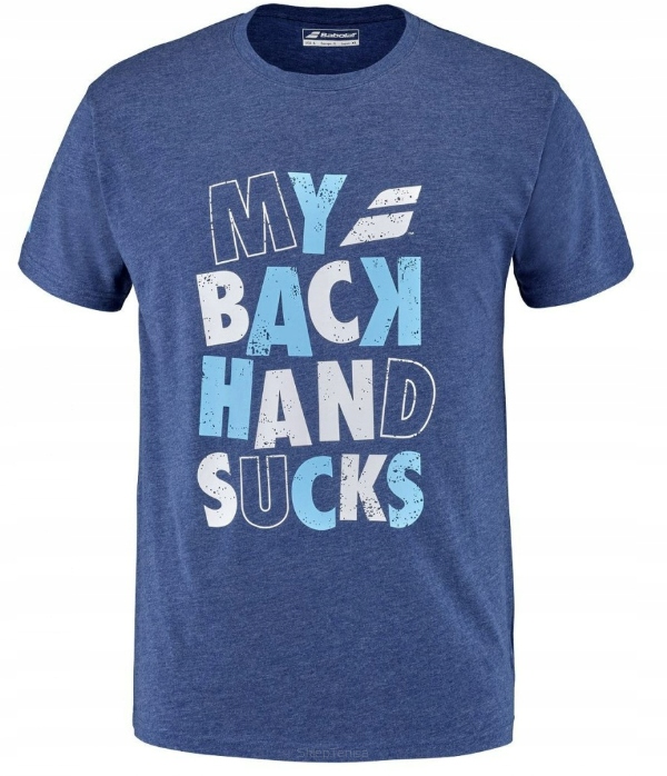 Koszulka tenisowa Babolat Exercise Message r.L