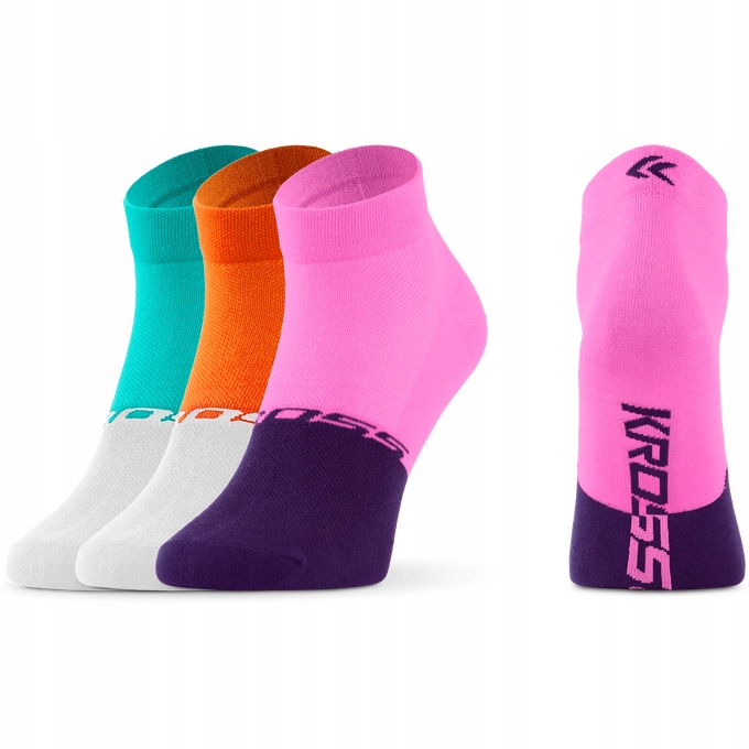 Skarpetki dam. KROSS ACTIVE LOW Roz 38-40, 3 SZT