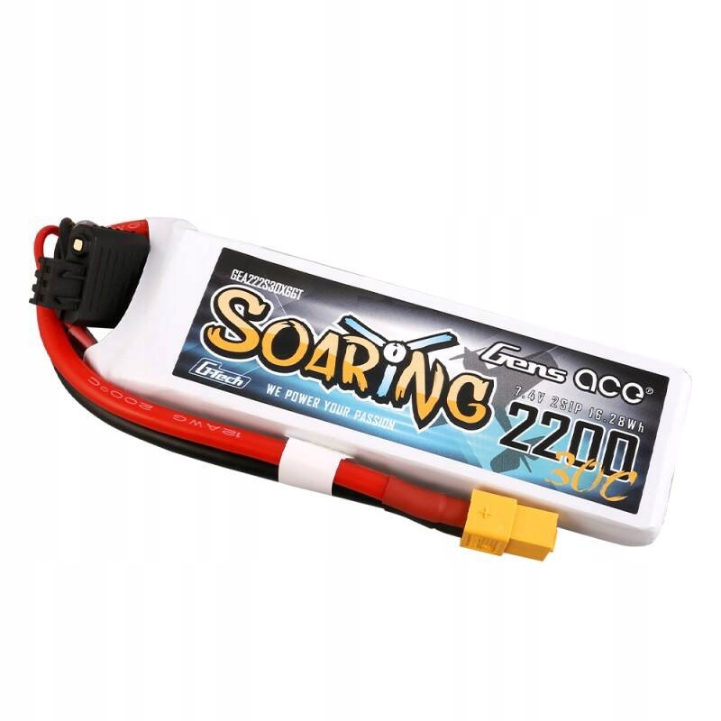 Akumulátor Gens Ace G-Tech Soaring 2200 mAh 7.4 V 30 C 2S1P XT60