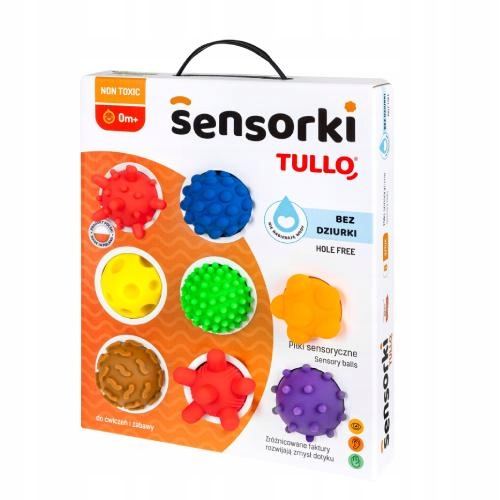 

Tullo Piłeczki sensoryczne Sensorki, 8szt. (419)