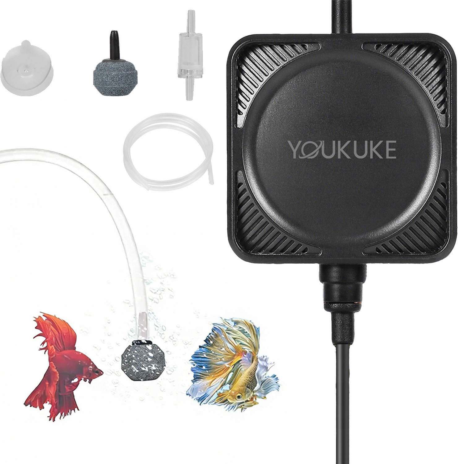 Levně Provzdušňovač Akvária Pumpa Tichá Výkonná 1W 27L/h