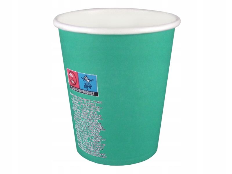 

Kubki Papierowe 250ml kubek turkusowe 50szt.