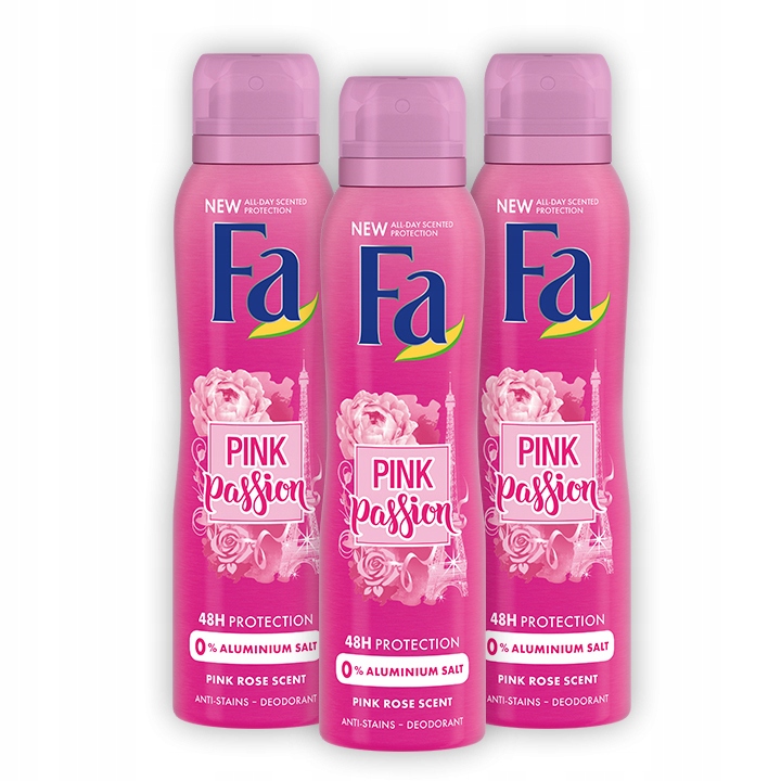 

Fa Deo Spray Pink Passion Antiperspirant 150ml x 3