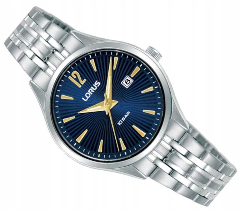 Modré Dámské Klasické Elegantní Vodotěsné Hodinky Lorus RJ295BX9
