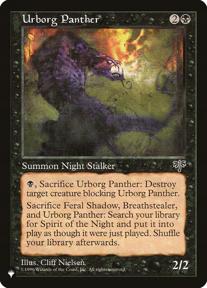 Mtg 4x Urborg Panther