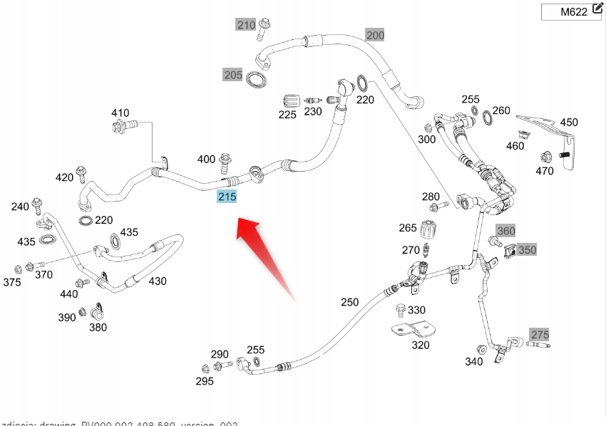 Sací Potrubí Chladiva W447 A4478308701