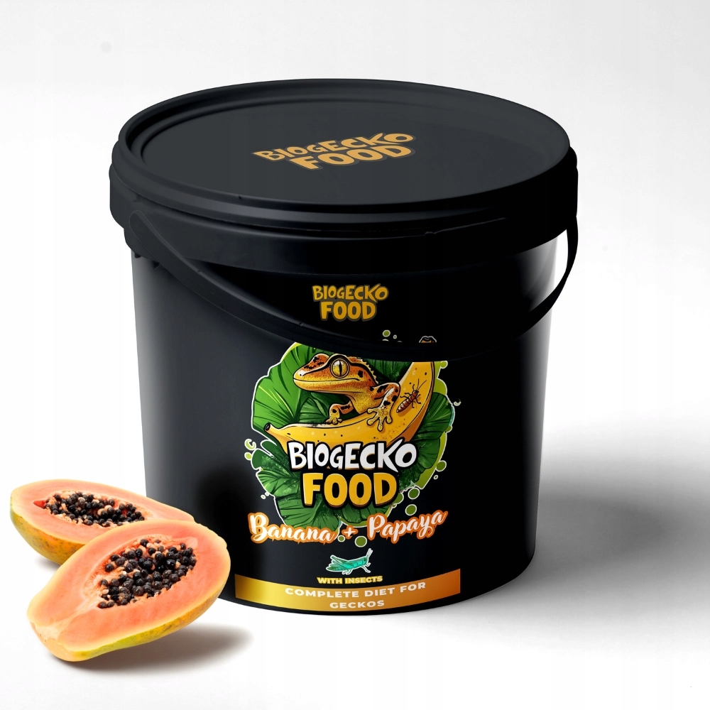 Levně BioGecko Food Krmivo pro gekony a gekony Banán Papája Hmyz 2kg