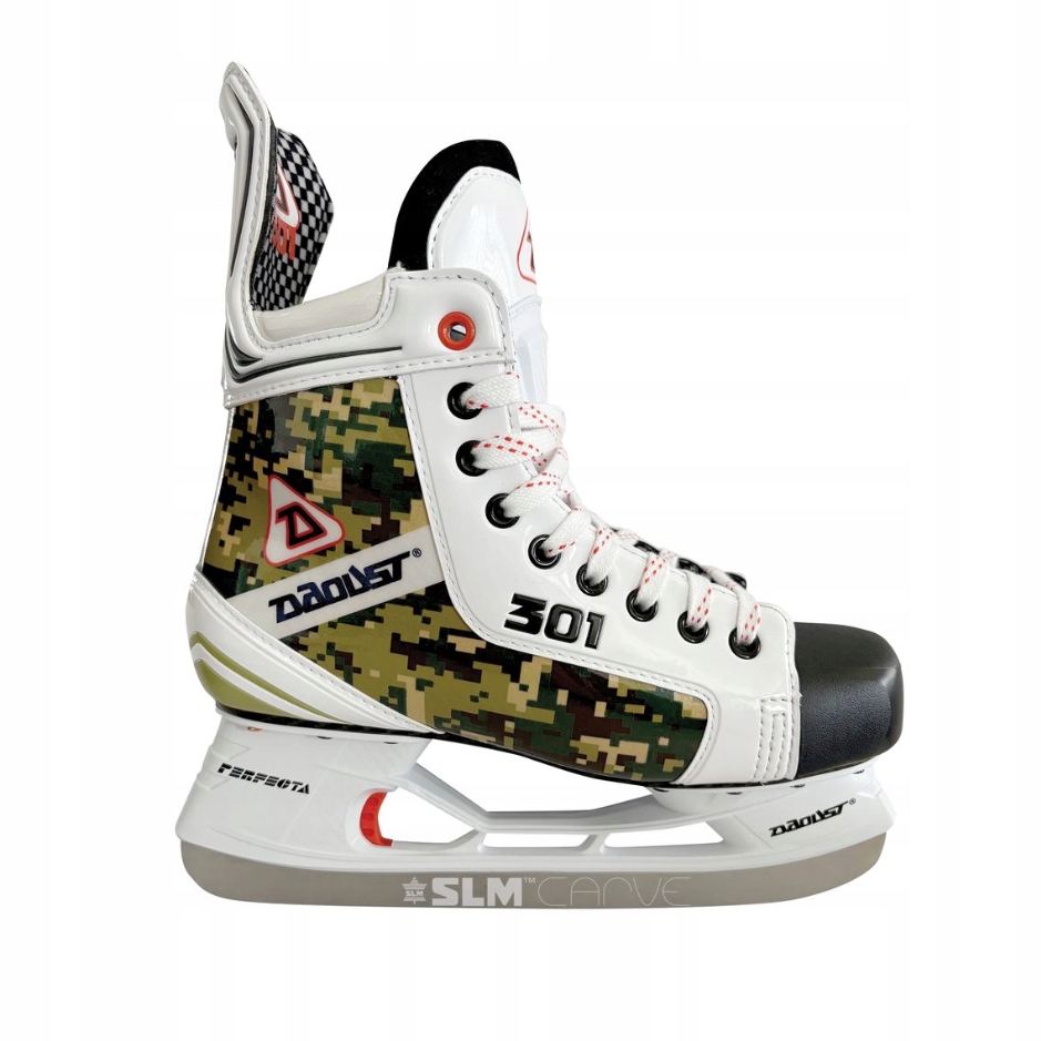 Daoust Hokejové brusle Daoust 301 Green Camo Yth, Dětská, Y13.0, 32, R