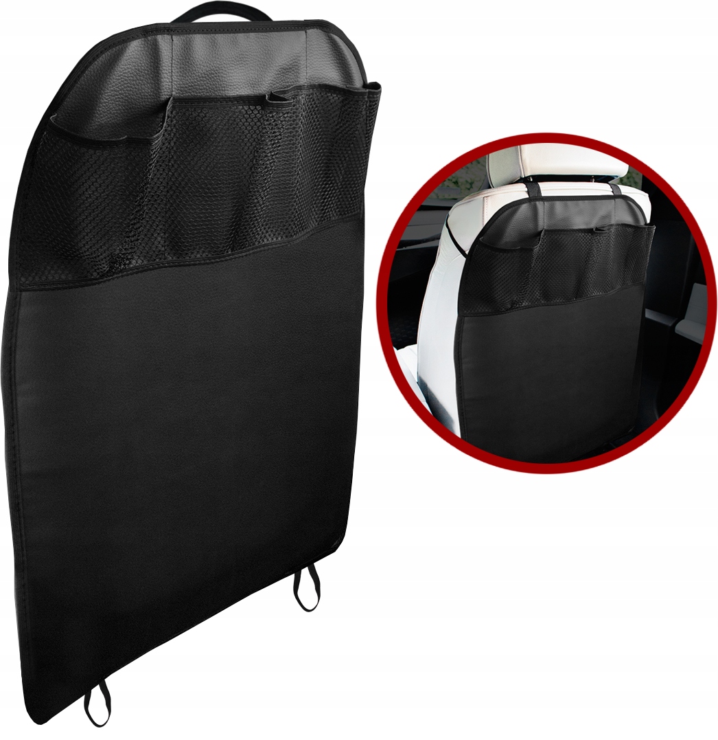 Osłona na tył fotela samochodowego ochraniacz tyłu ORGANIZER MATA NA FOTEL