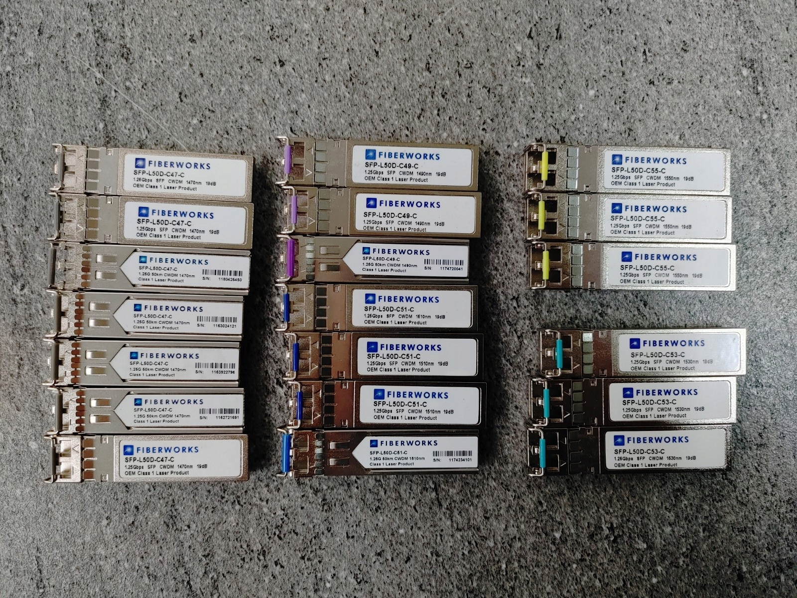 Moduł SFP 1,25Gbps 1470-1550nm 19db