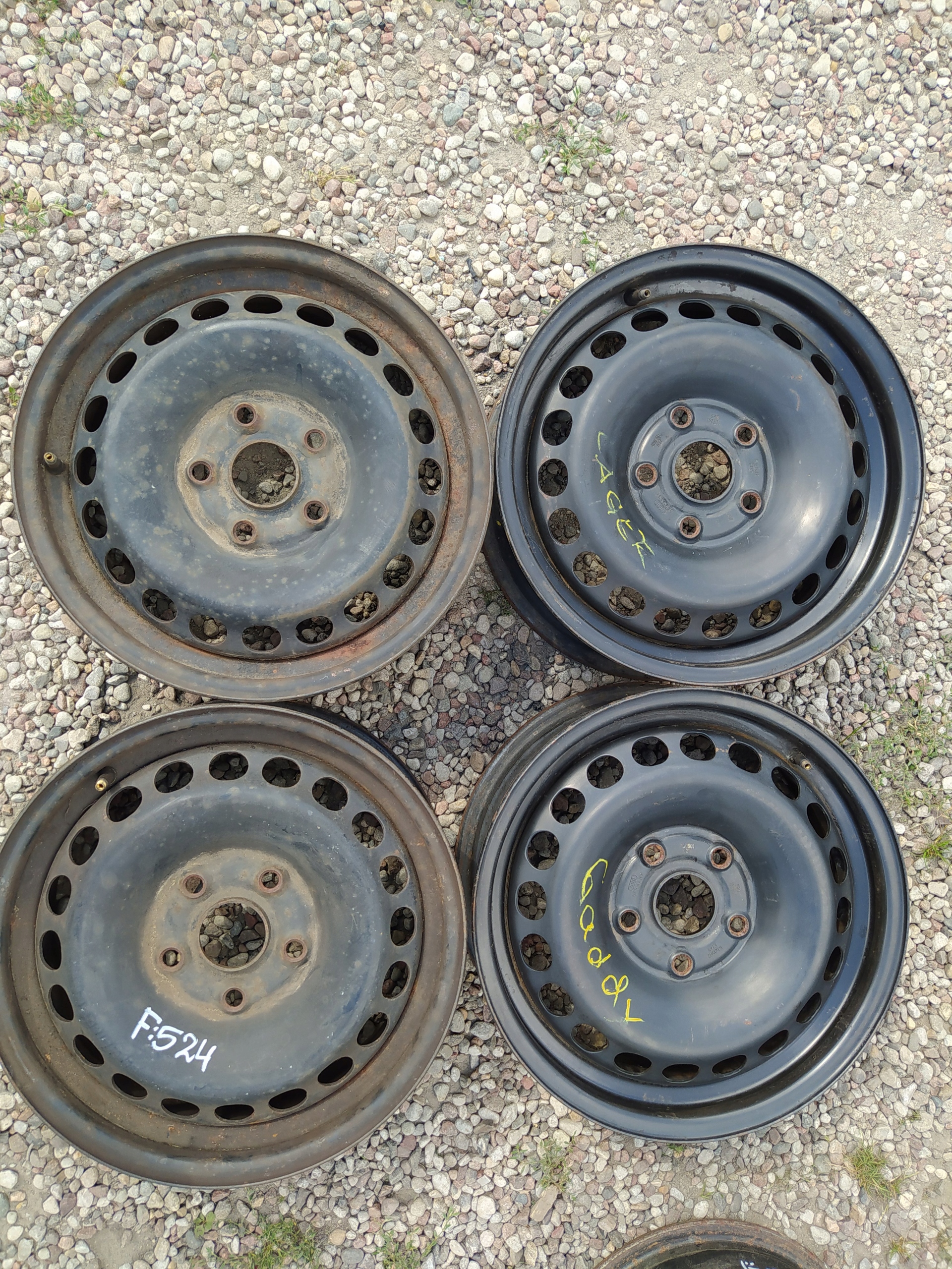 FELGI STALOWE 6X15 5X112 ET45 AUDI SKODA SEAT VW