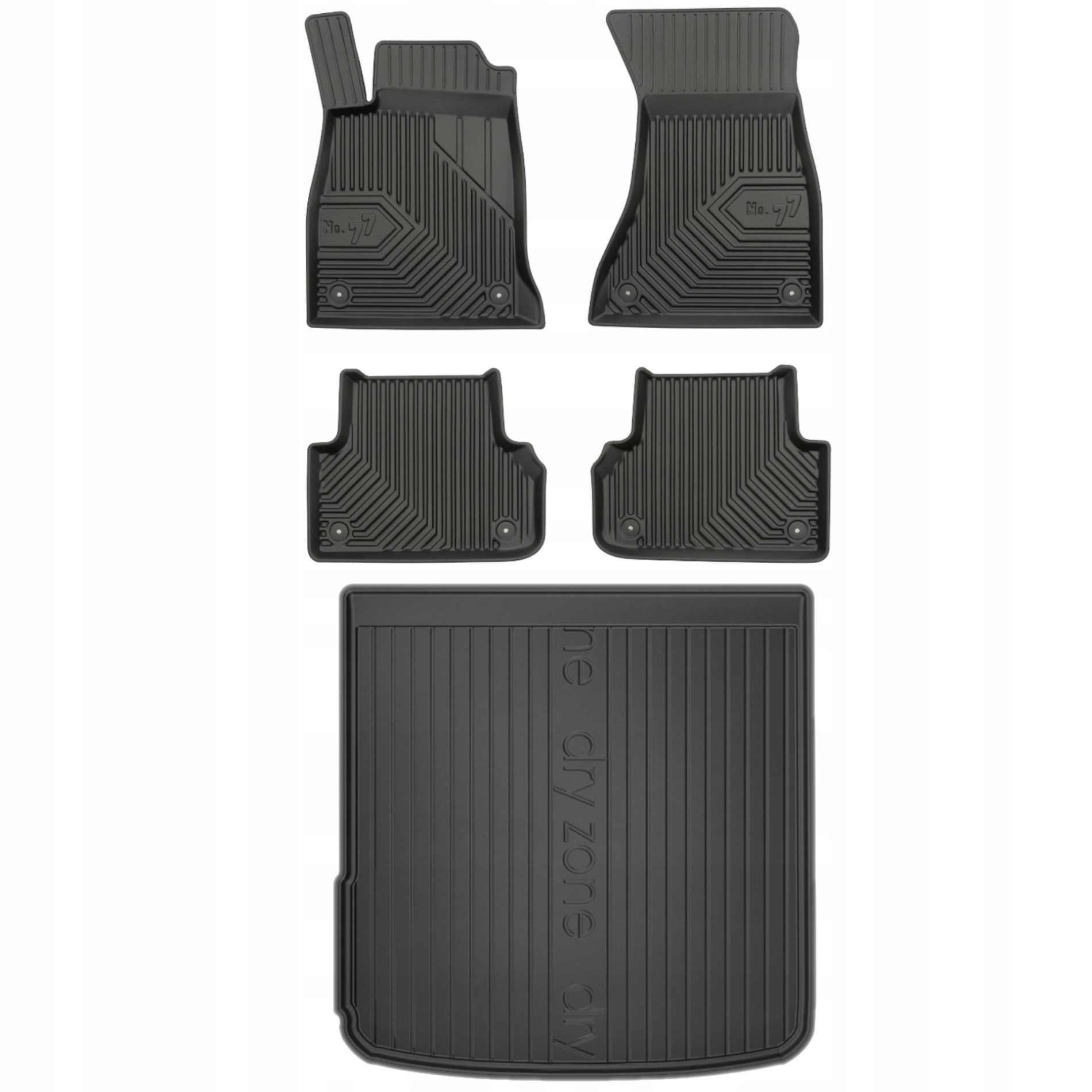 Gumové rohože rohož Audi A4 B9 Avant Kombi 15-