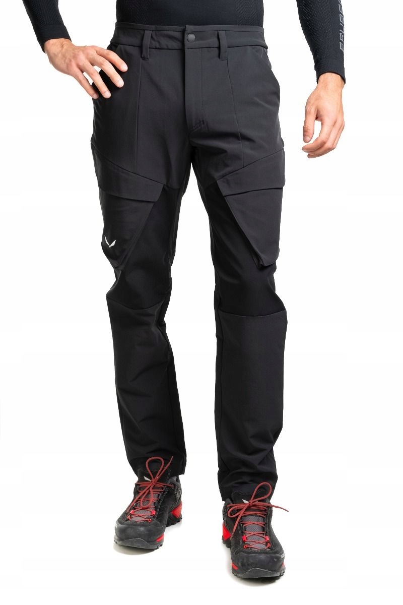 Spodnie trekkingowe męskie Salewa Puez Dst Warm Cargo czarne XL (52)