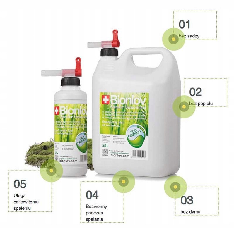 Bionlov биотопливо жидкость биокамины 12 л + кран высота 30 см