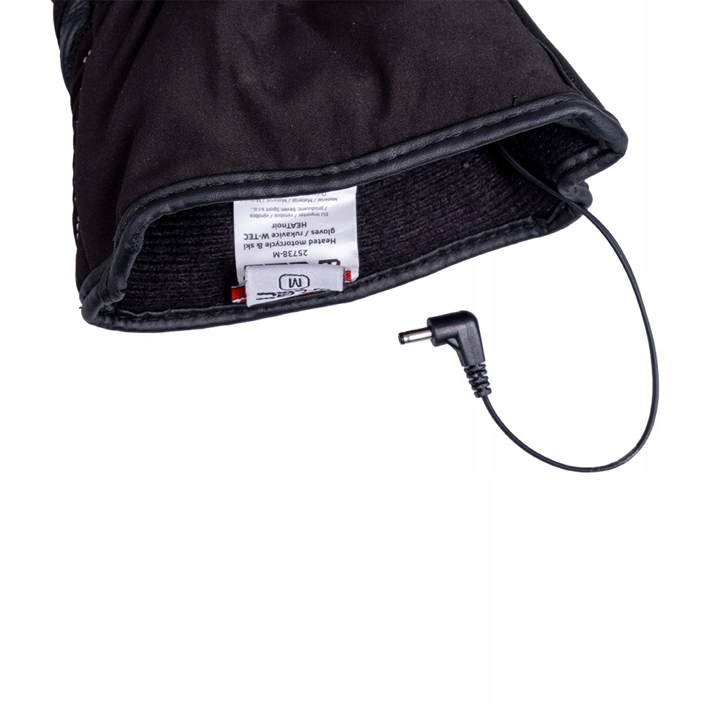 OGRZEWANE RĘKAWICE W-TEC HEATNOIR CZARNE, ROZM. XS Rozmiar XS
