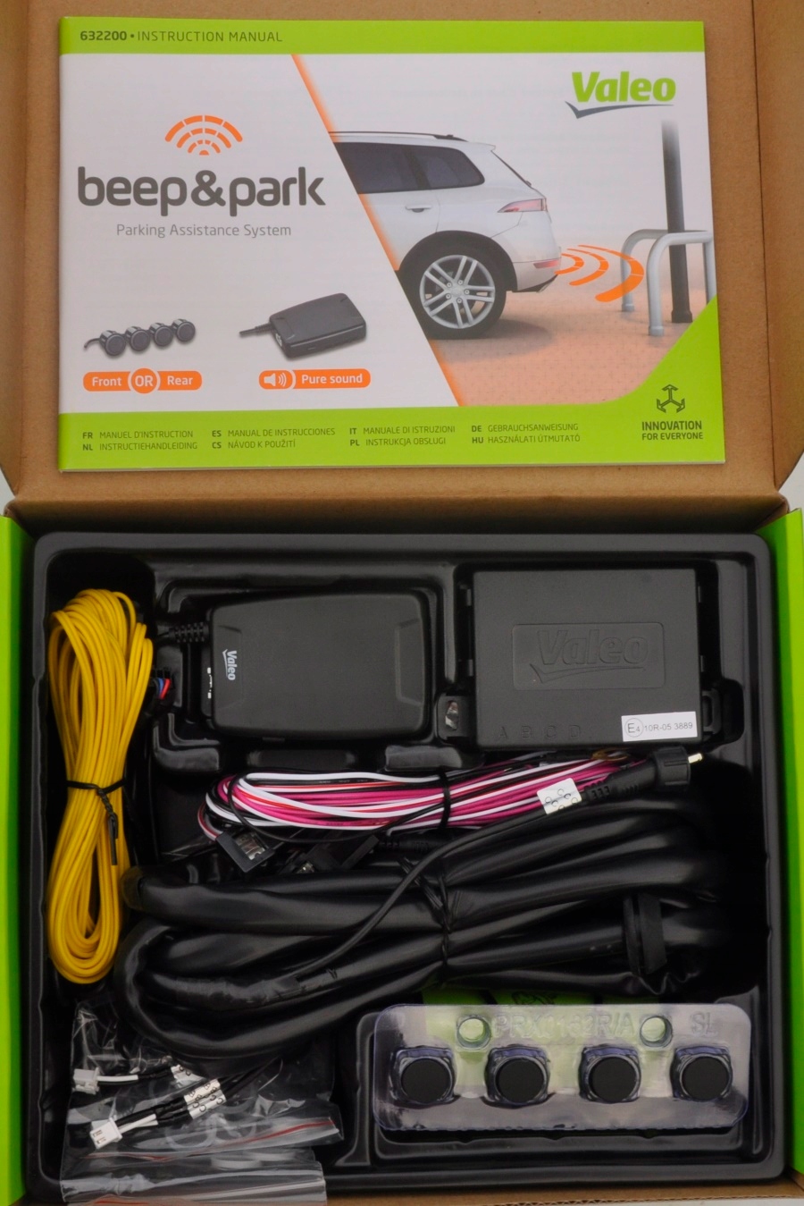 VALEO 632200 - System Czujników Parkowania - Zestaw Beep&Park Model 632200