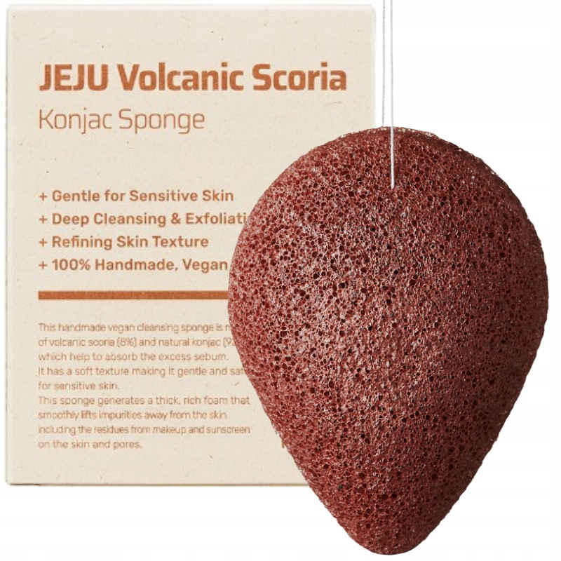 

Purito Naturalna gąbka Konjac skoria wulkaniczna