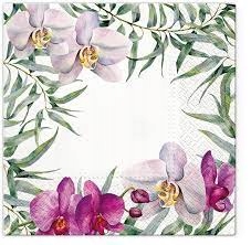 

Serwetki Papierowe Kwiaty Orchid 20 Szt.