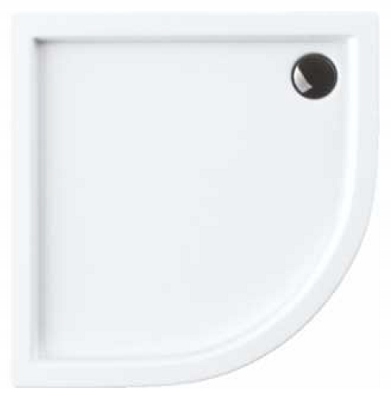 Půlkruhová sprchová vanička 80x80x5,5 Corrina Stabilsound+