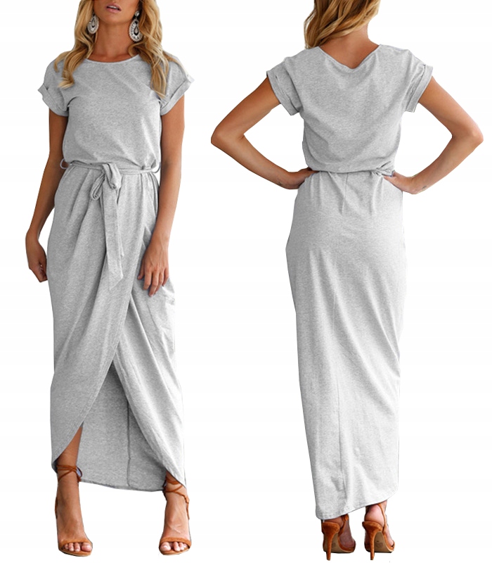 DŁUGA ASYMETRYCZNA SUKIENKA DRESOWA KOLORY