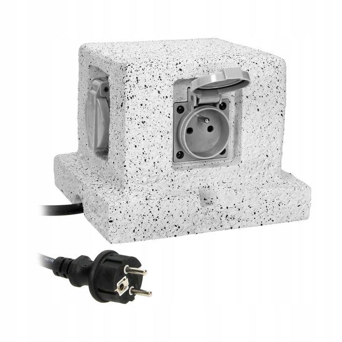 Zahradní zásuvka Prodlužovací kabel 3 m Olejovzdorná guma