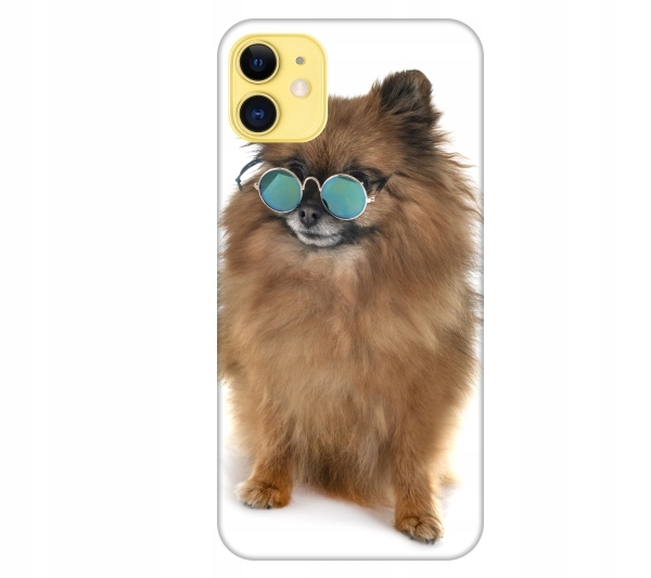 

Etui pokrowiec do iPhone 11 Pies pomeranian