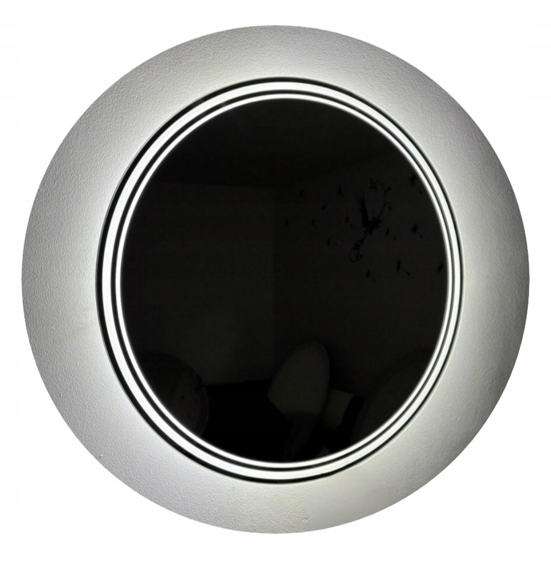 Kúpeľňové Zrkadlo Led 90 CM Okrúhle S Led Podsvietením