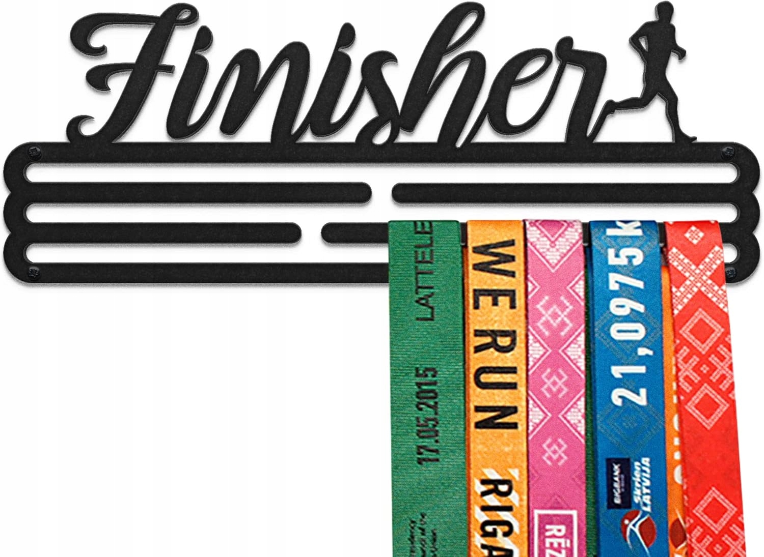 Věšák Na Medaile „finisher” Černý Mat