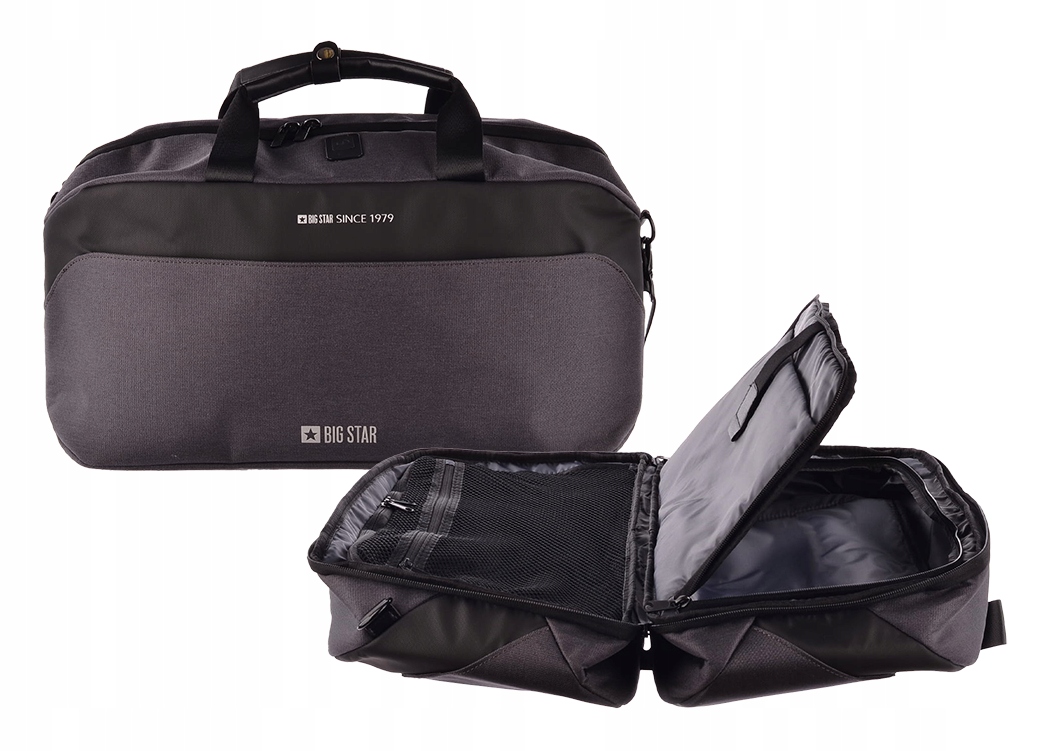 Cestovní taška Big Star, business kufřík na notebook, Usb port, zavazadlo 27L