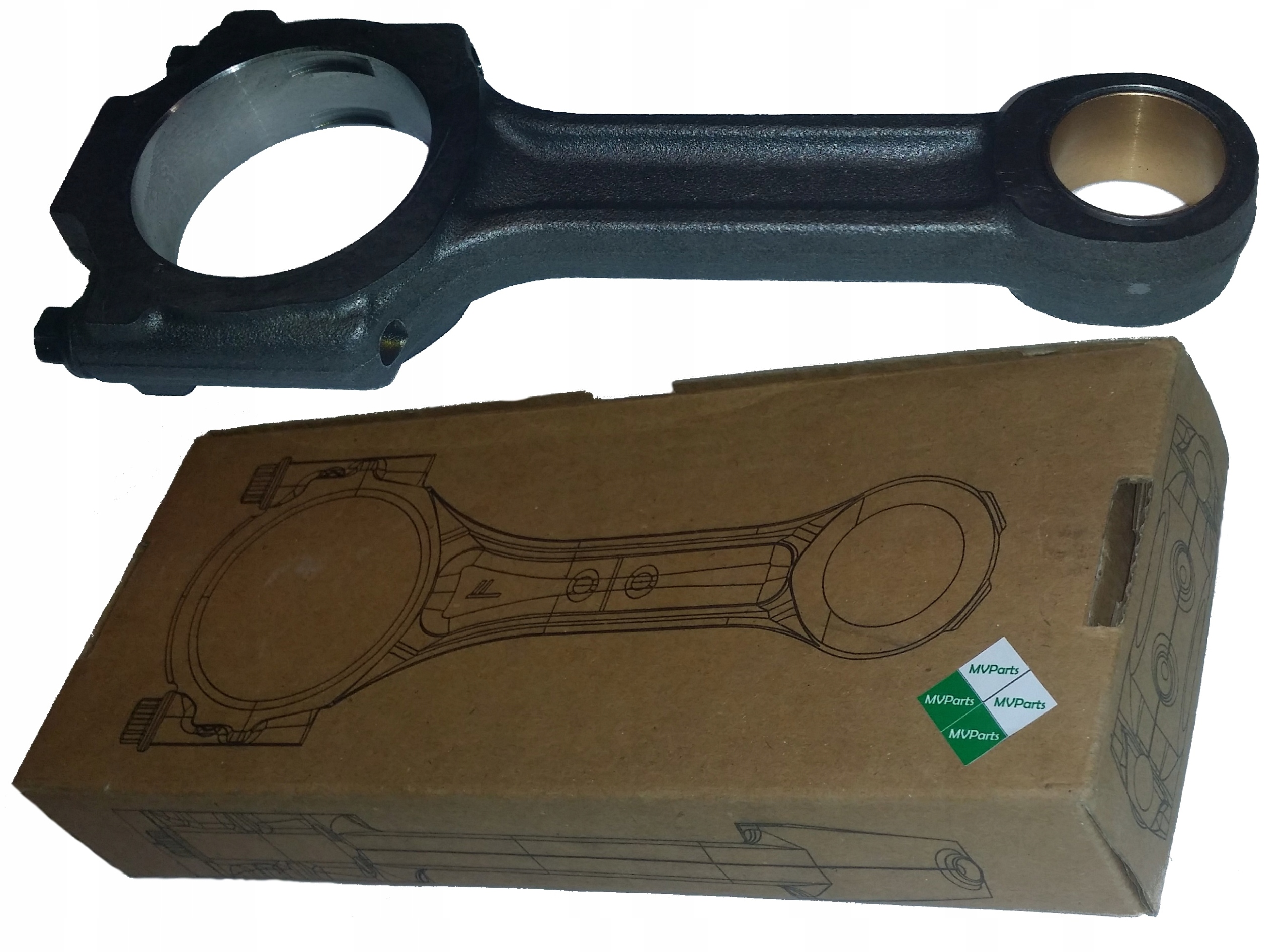 D3836 - ШАТУН FIAT DOBLO LANCIA 1.9 JTD OE 46823319