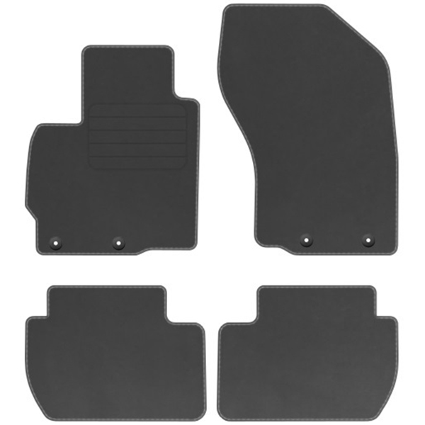 Peugeot 4007 07-12 velurové koberce Comfort Grafit