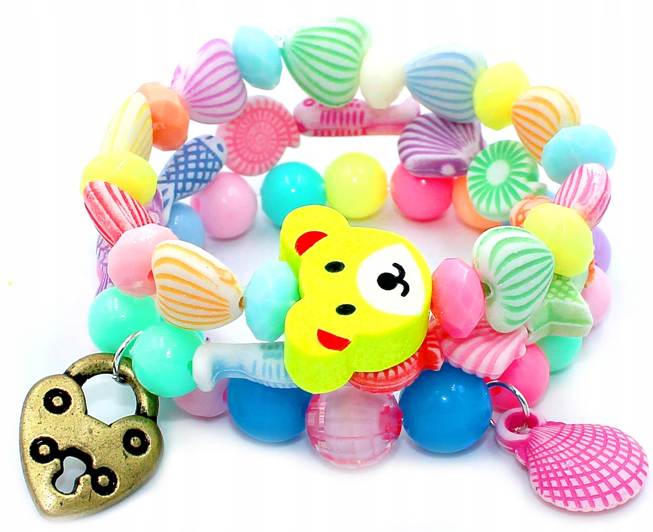 ZESTAW KORALIKÓW DO ROBIENIA BRANSOLETEK ŚWIĘTA Materiał inny