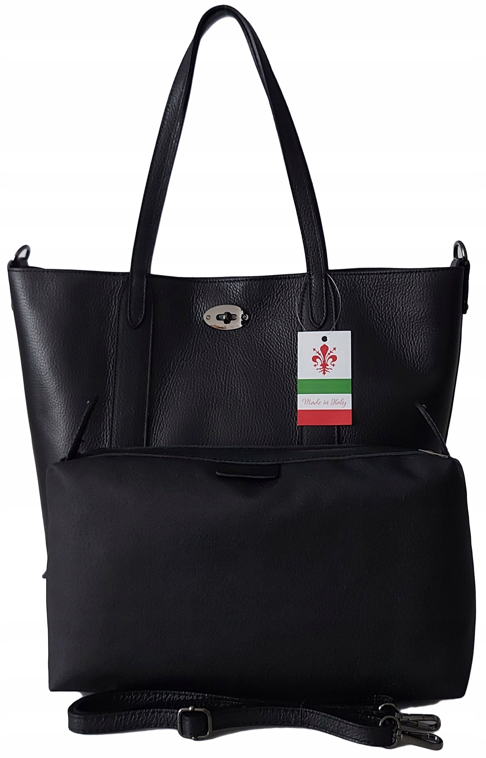 Velká klasická italská nákupní taška na rameno