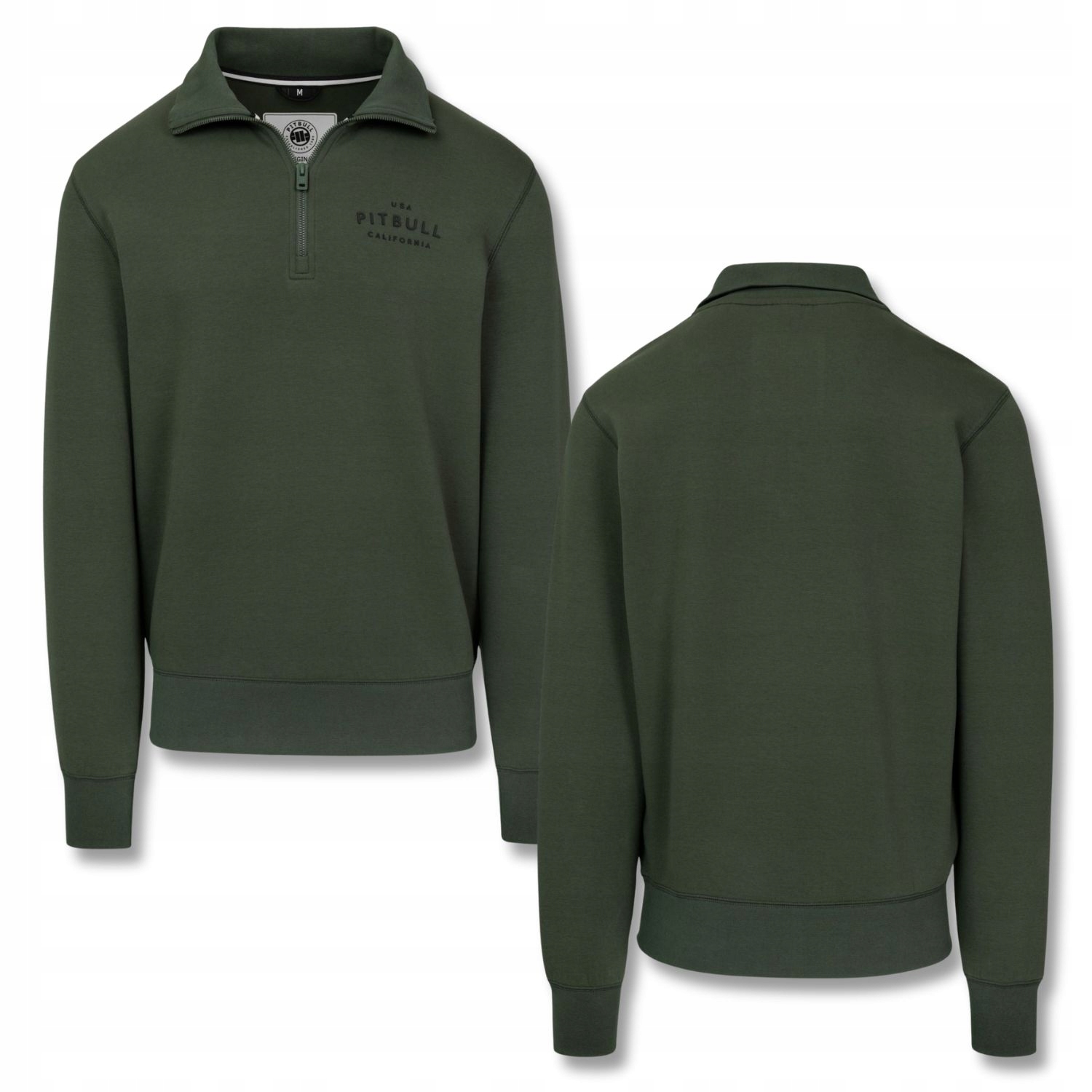 Pánská Mikina s zipem Pitbull Sampson Half Zip je pohodlná a lehce elastická