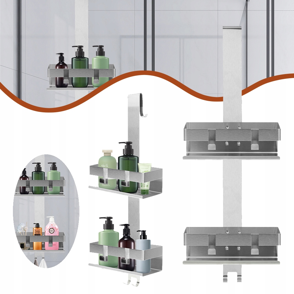 Sprchová Polička Bez Vrtání, Sprchová Polička Pro Zavěšení Do Domu