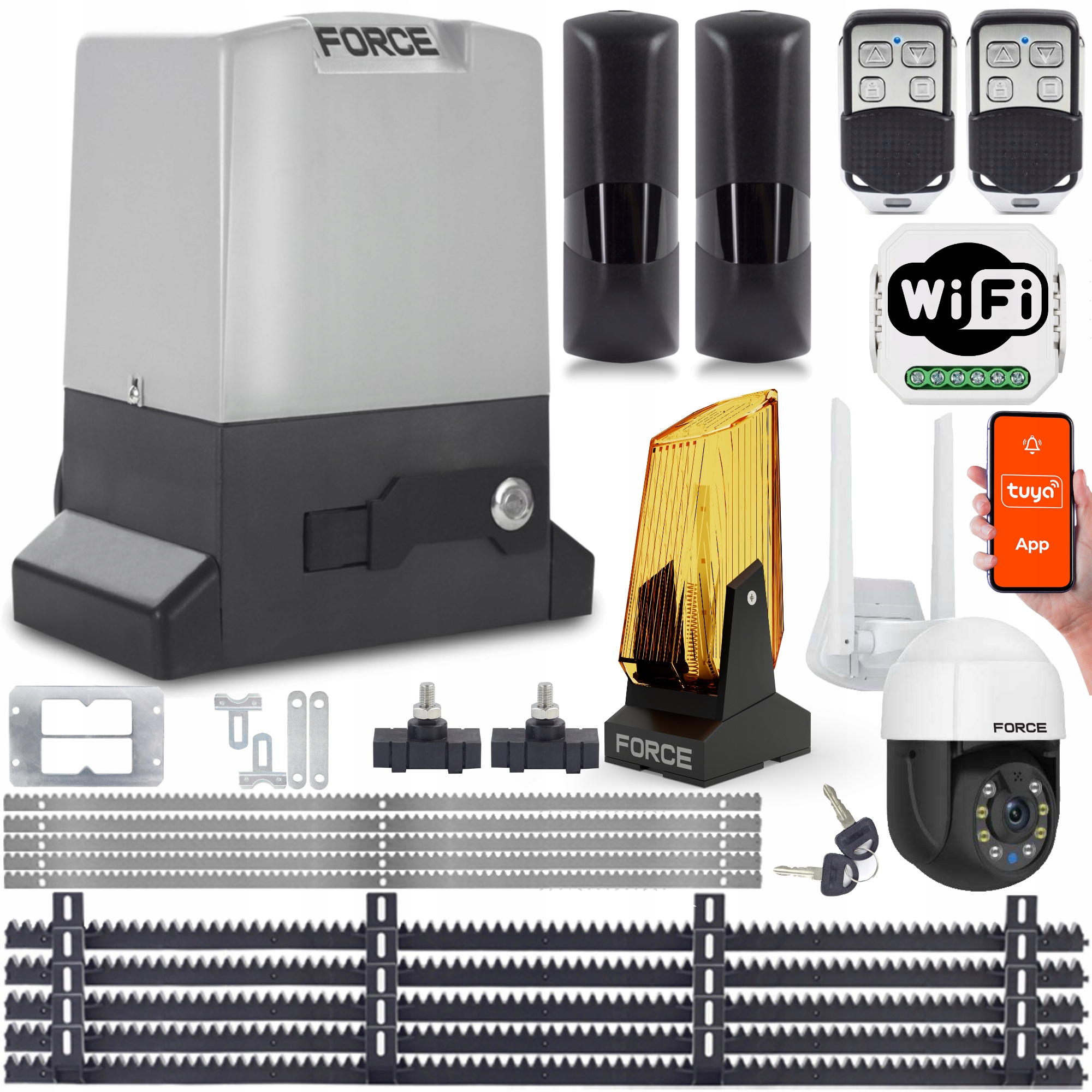 FORCE 760 WIFI GATE KIT CAMERA LAMP 2xПУЛЬТ ДИСТАНЦІЙНОГО КЕРУВАННЯ