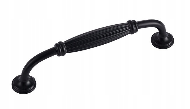 

Uchwyt Meblowy Enzo Czarny Mat 96mm Retro
