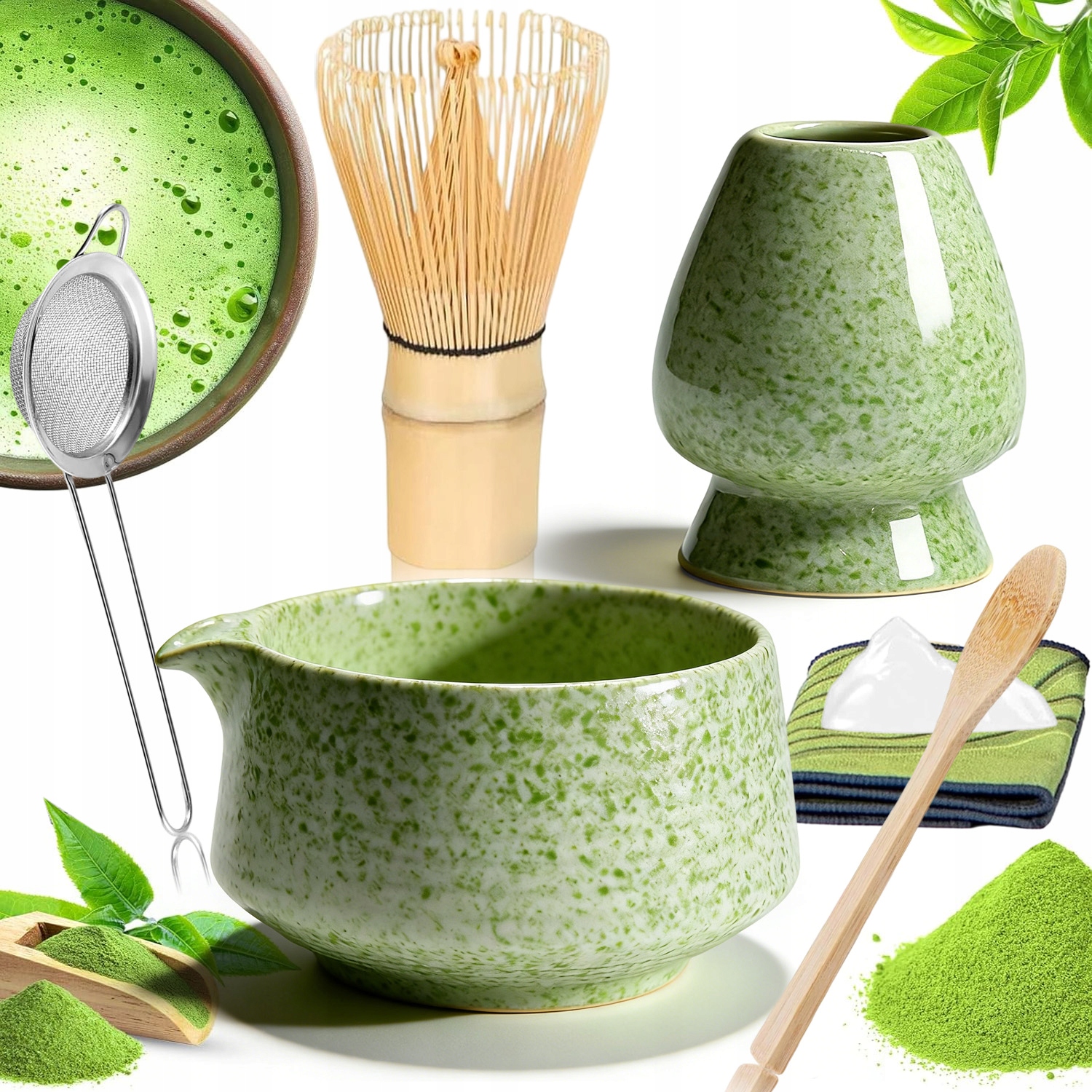 Levně Sada Matcha Startovací Sada S Míchadlem A Miskou Sada 8KS
