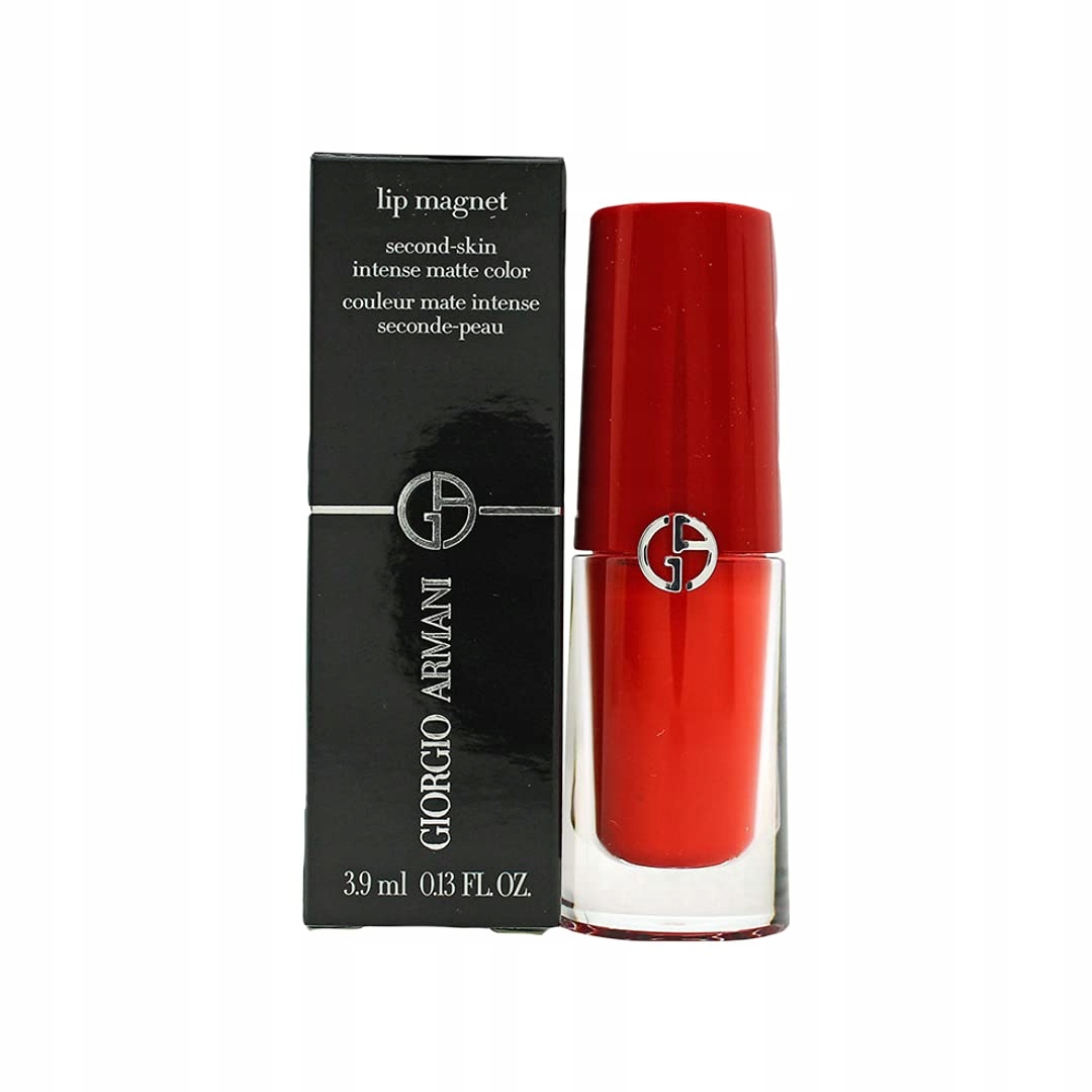 Giorgio Armani , Lip Magnet, tekutá rtěnka, odstín 304, šarlatová, 3,9 ml
