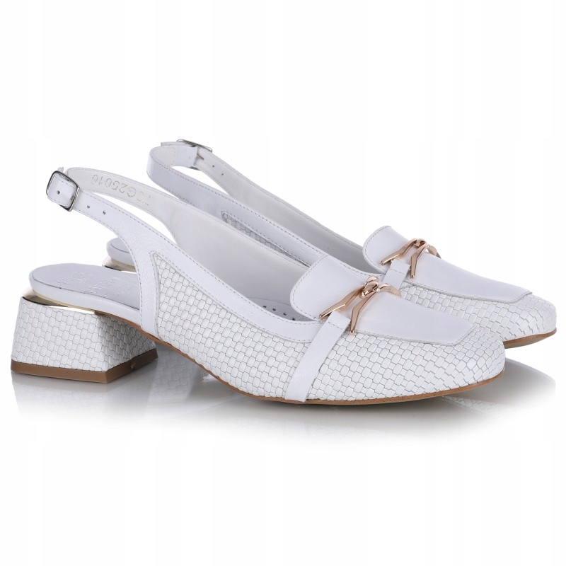 Dámské sandály Aspena KX-2803/TR3510 K191/R10 bílé Kůže VEL.39