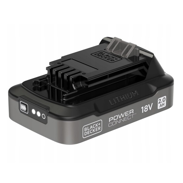 akumulátor s indikátorem nabití 18V 2,0Ah Black+Decker [BDL2018S-XJ]