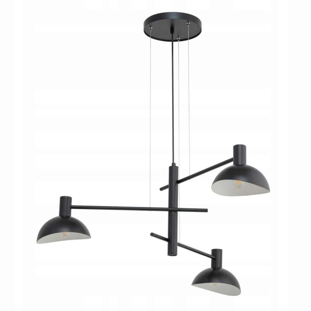 Čierna závesná lampa 3-bodová moderná Artis 3 40527 Sigma Lighting