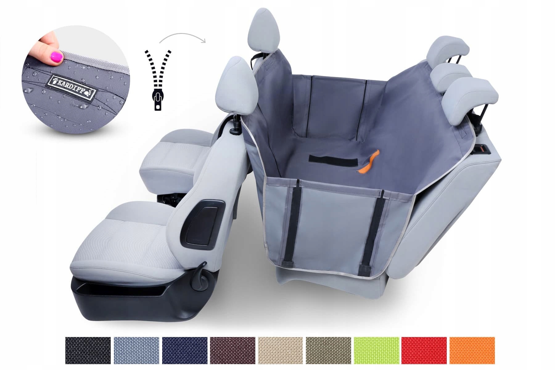 

Kardiff Anti Slip z bokami i z zamkiem - Duży