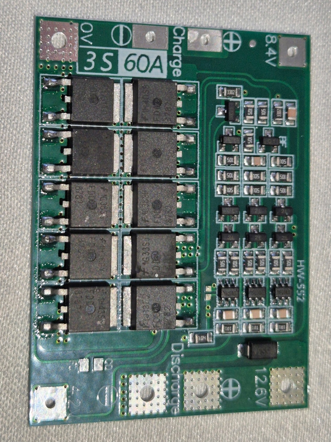 BMS 3S 60A Li-Ion 18650 12.6V z balanserem