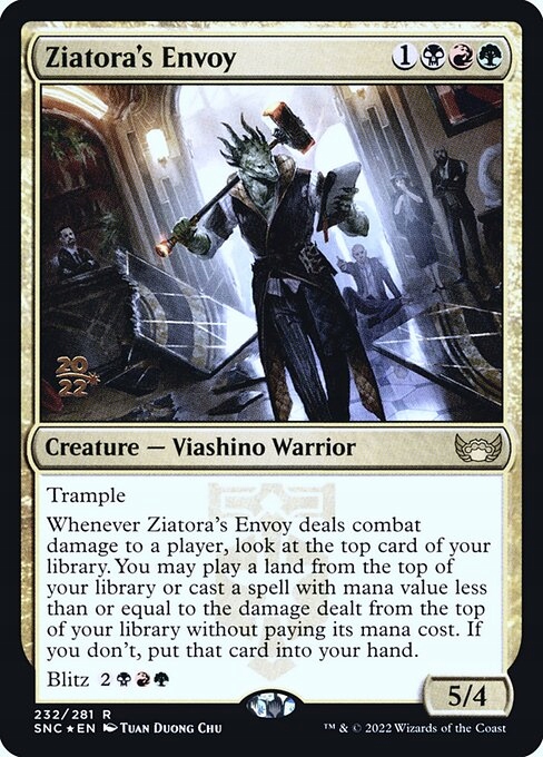 MtG: Ziatora's Envoy (V.1) (SNC) *foil*
