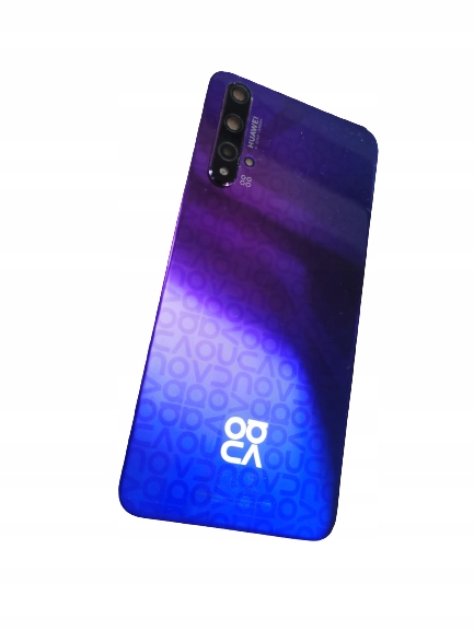Oryginalna Klapka Tył HUAWEI NOVA 5T YAL-L21 grB Kolor czarny