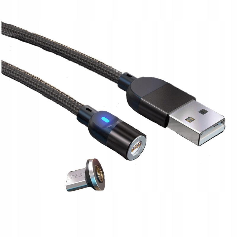 KABEL MAGNETYCZNY 3A QUICK FAST CHARGE 1 ADAPTER