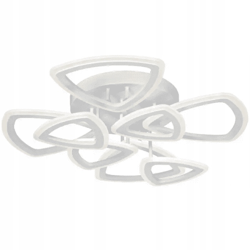 Led stropná lampa, asymetrický trojuholníkový set, lampa do obývačky a hotela