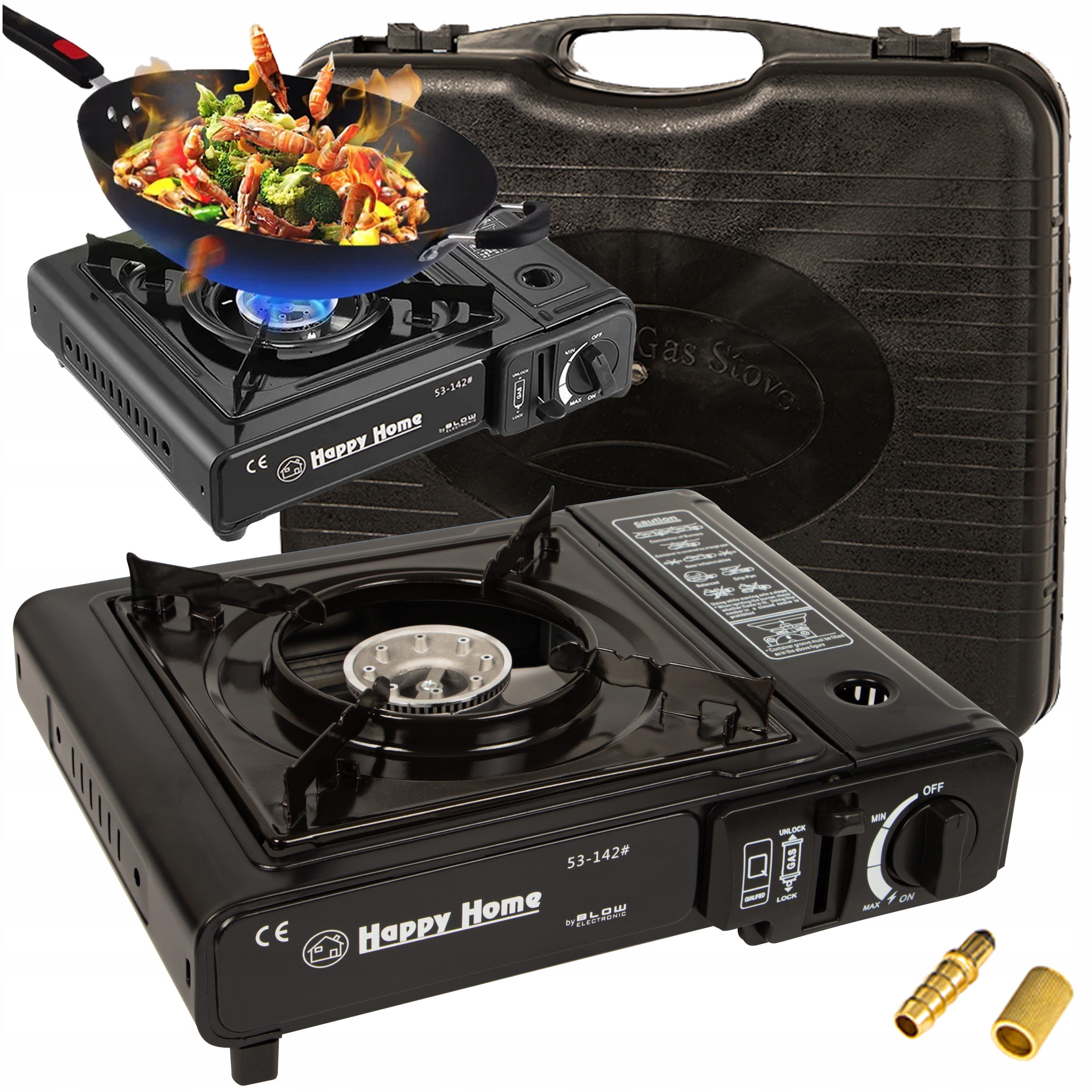 KUCHENKA TURYSTYCZNA GAZOWA POLOWA PRZENOŚNA WALIZKA PALNIK GAZOWY