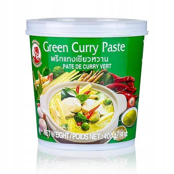 

Zielona Pasta Curry, Green Curry 400 g Cock Brand